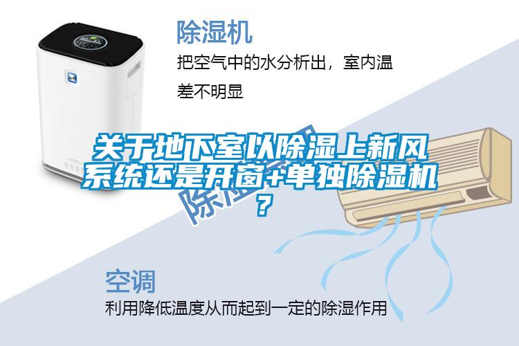關于地下室以除濕上新風系統還是開窗+單獨除濕機?
