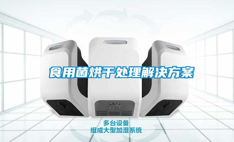 食用菌烘干處理解決方案