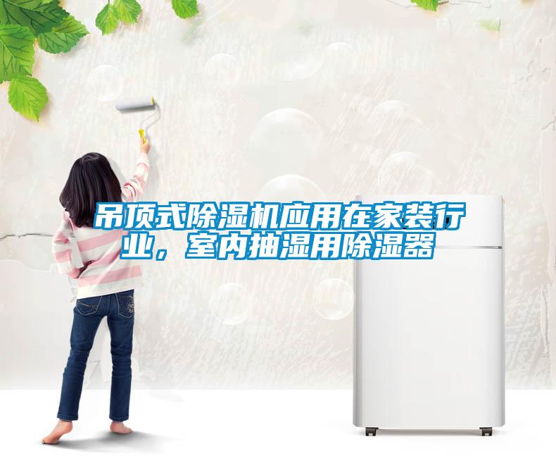 吊頂式除濕機應用在家裝行業，室內抽濕用除濕器