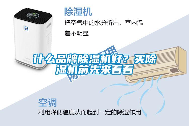 什么品牌除濕機好?買除濕機前先來看看