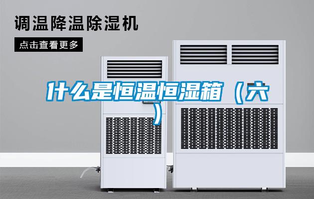 什么是恒溫恒濕箱(六)