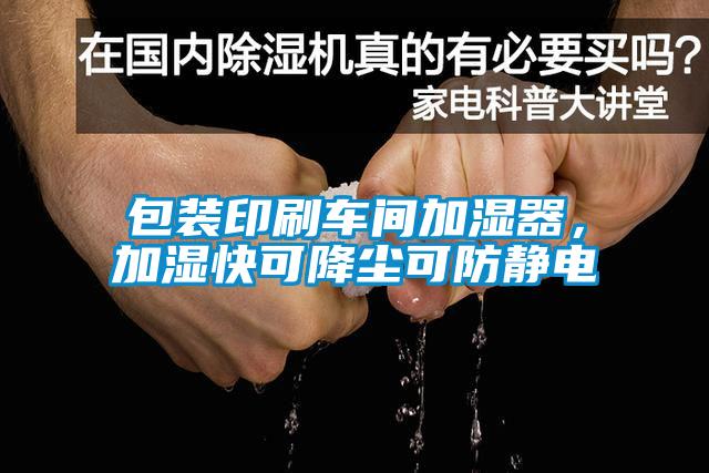包裝印刷車間加濕器,加濕快可降塵可防靜電