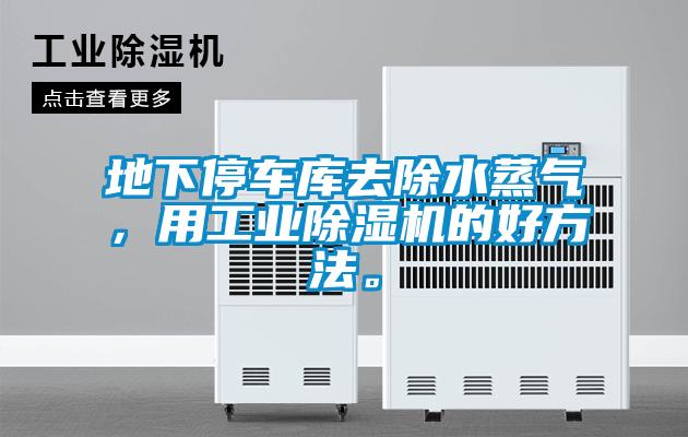 地下停車庫去除水蒸氣,用工業除濕機的好方法。