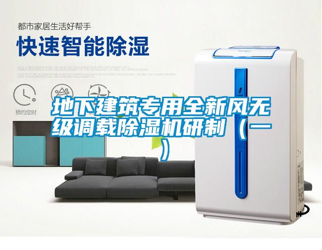 地下建筑專用全新風無級調(diào)載除濕機研制(一)