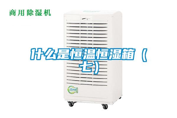 什么是恒溫恒濕箱(七)
