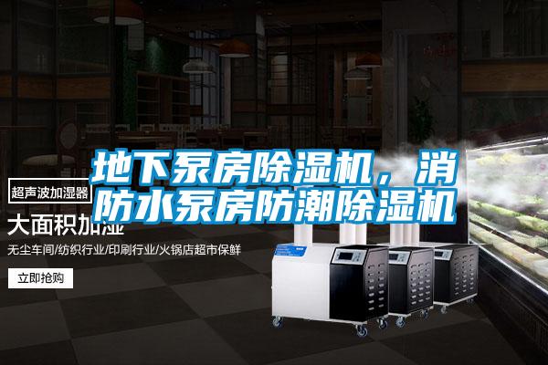 地下泵房除濕機,消防水泵房防潮除濕機