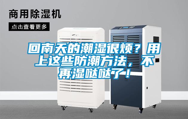 回南天的潮濕很煩?用上這些防潮方法,不再濕噠噠了!
