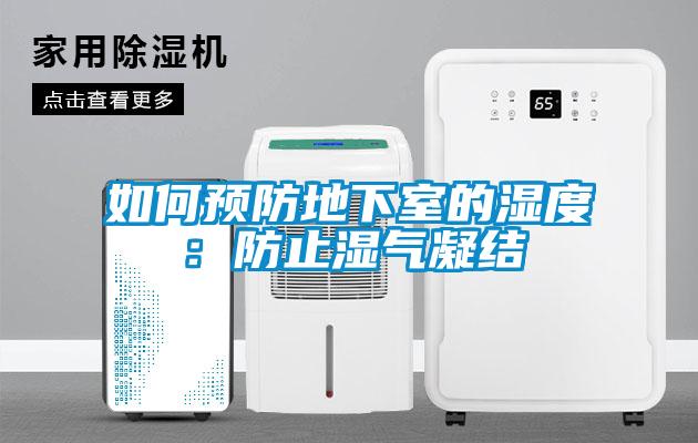 如何預(yù)防地下室的濕度:防止?jié)駳饽Y(jié)