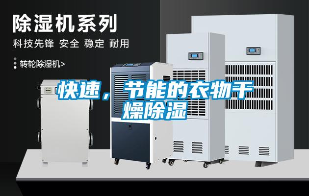 快速,節能的衣物干燥除濕