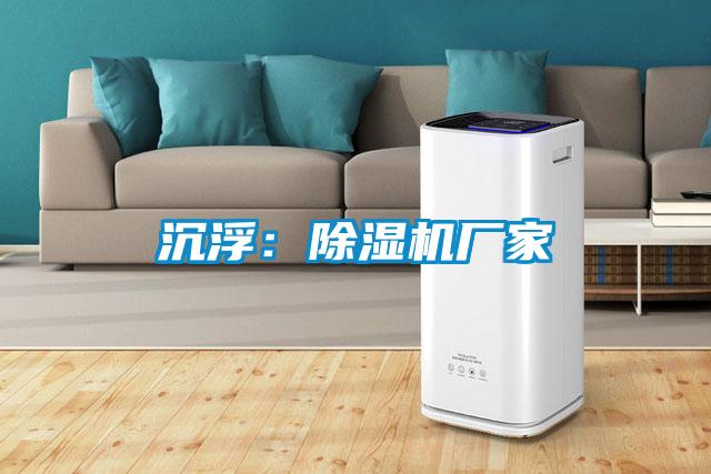 沉浮:除濕機廠家
