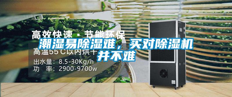 潮濕易除濕難,買對除濕機并不難