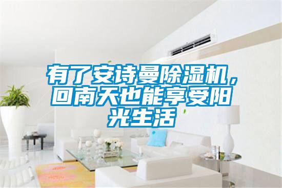 有了安詩曼除濕機,回南天也能享受陽光生活