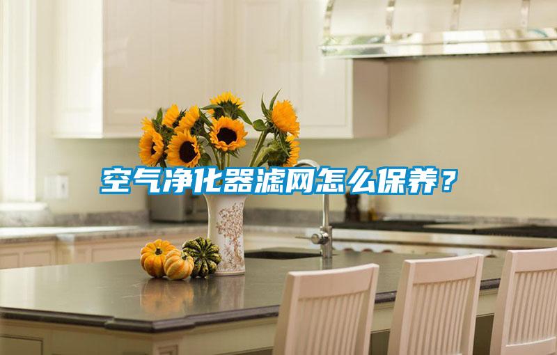 空氣凈化器濾網(wǎng)怎么保養(yǎng)?