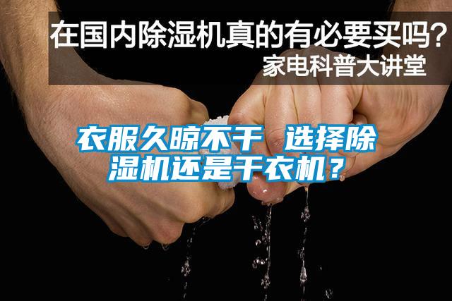 衣服久晾不干 選擇除濕機還是干衣機?