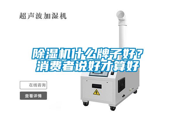 除濕機什么牌子好?消費者說好才算好