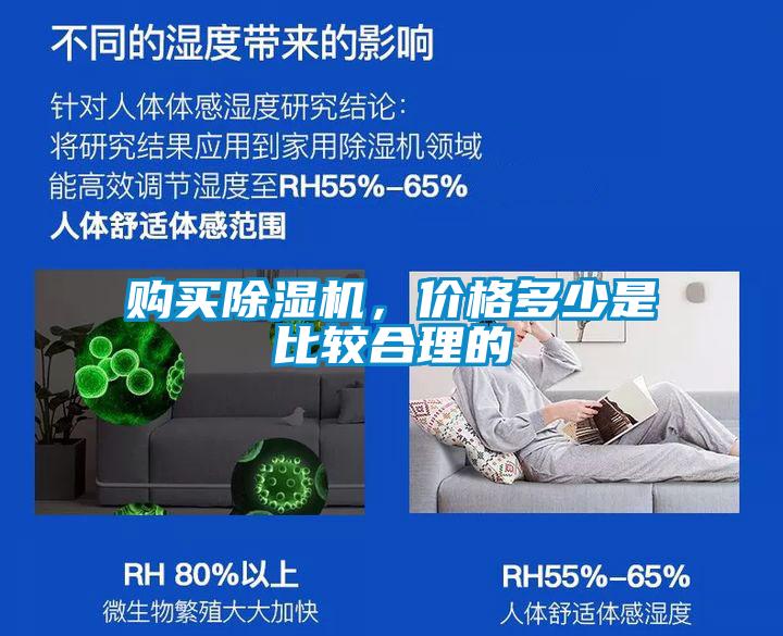 購買除濕機,價格多少是比較合理的
