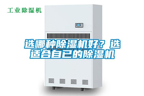 選哪種除濕機好？選適合自已的除濕機