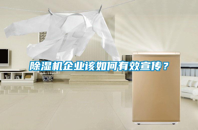 除濕機(jī)企業(yè)該如何有效宣傳?
