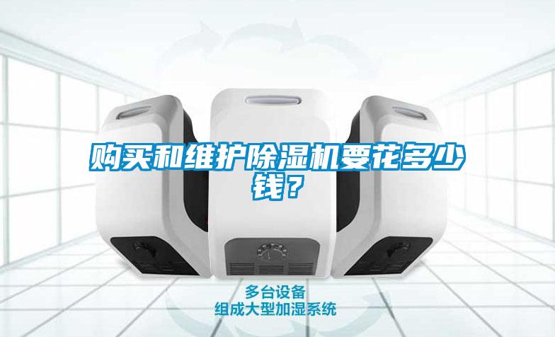 購買和維護除濕機要花多少錢?