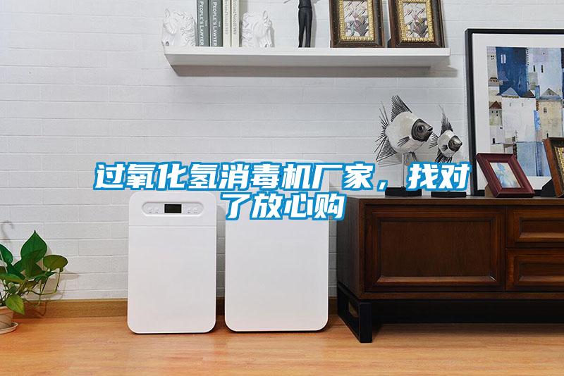 過氧化氫消毒機廠家，找對了放心購