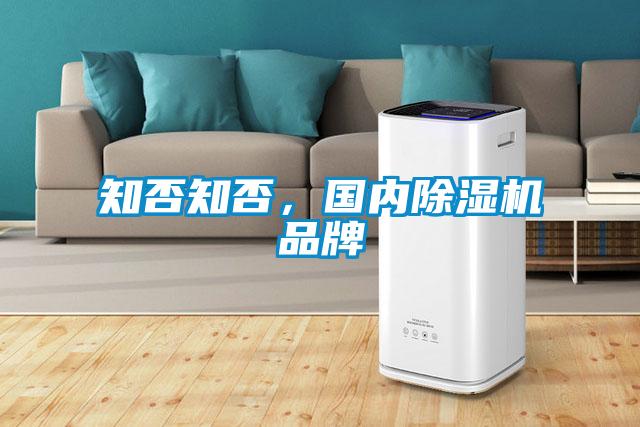 知否知否,國內除濕機品牌