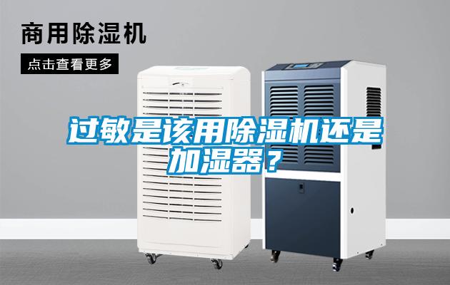 過敏是該用除濕機還是加濕器?