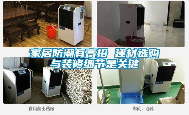 家居防潮有高招 建材選購與裝修細節(jié)是關鍵