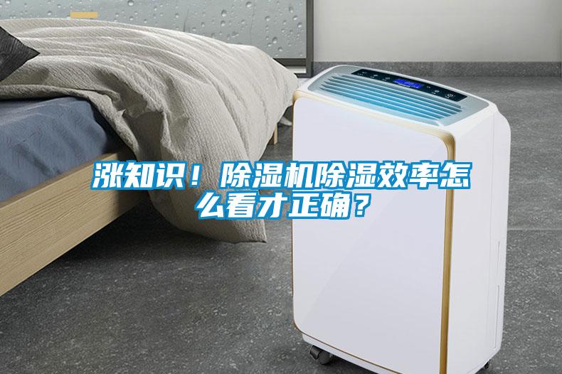 漲知識!除濕機除濕效率怎么看才正確?