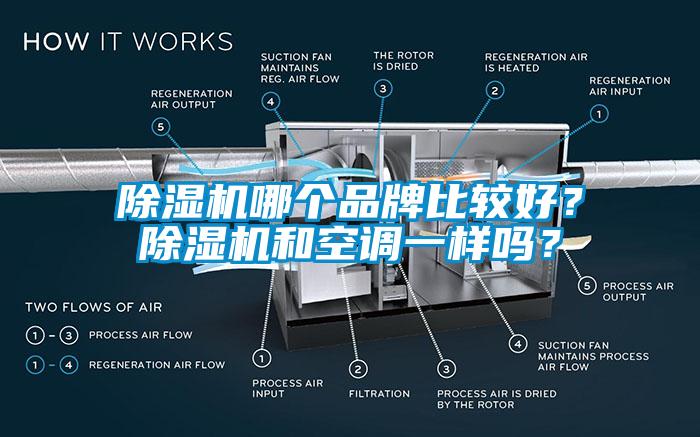 除濕機哪個品牌比較好？除濕機和空調一樣嗎？