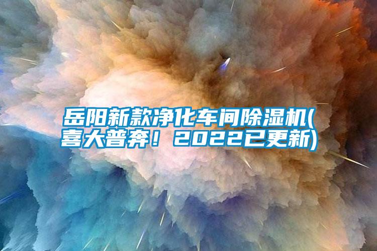 岳陽新款凈化車間除濕機(喜大普奔!2022已更新)