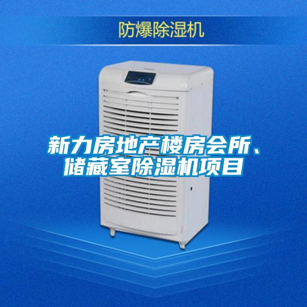 新力房地產(chǎn)樓房會所、儲藏室除濕機項目