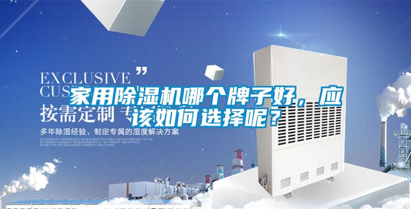 家用除濕機(jī)哪個(gè)牌子好，應(yīng)該如何選擇呢？