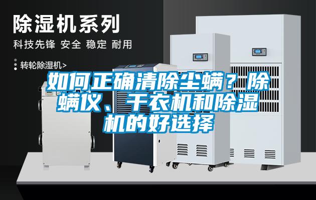 如何正確清除塵螨?除螨儀、干衣機和除濕機的好選擇