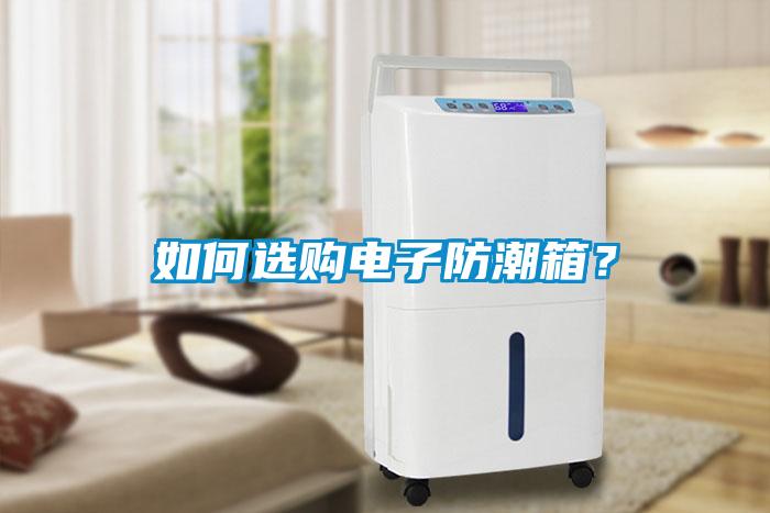如何選購電子防潮箱？