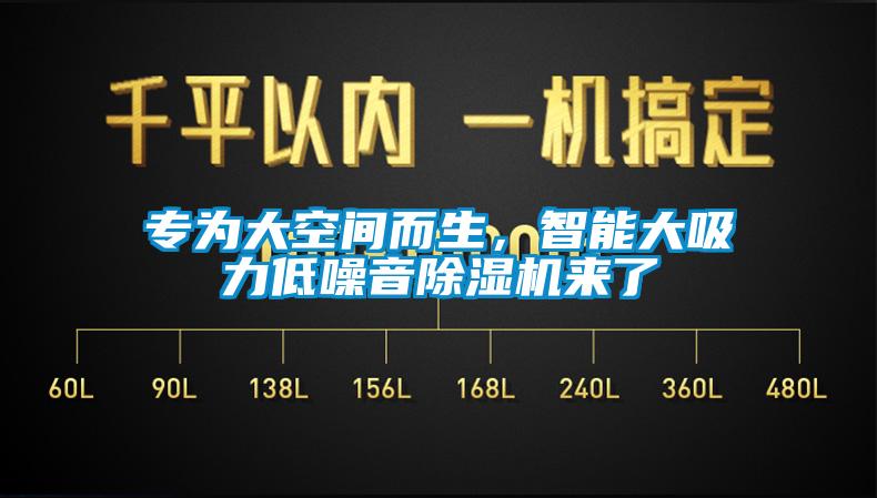 專為大空間而生,智能大吸力低噪音除濕機來了