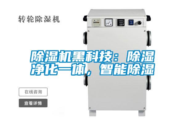 除濕機(jī)黑科技：除濕凈化一體，智能除濕