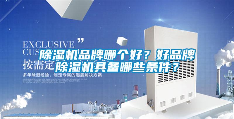 除濕機品牌哪個好?好品牌除濕機具備哪些條件?