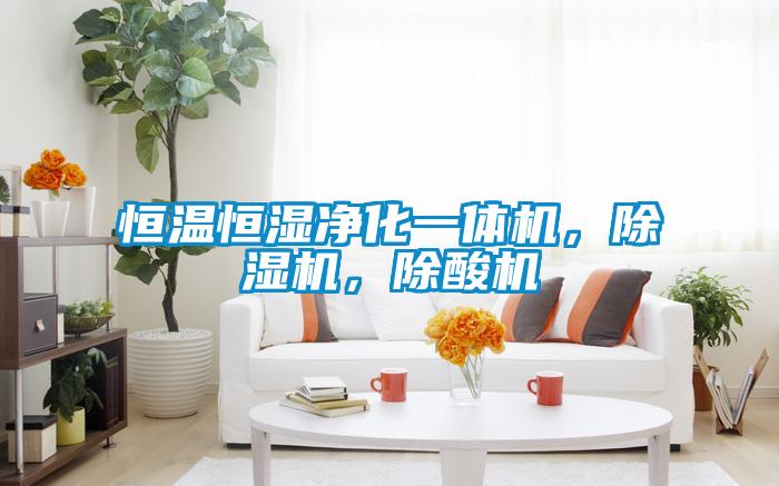 恒溫恒濕凈化一體機,除濕機,除酸機