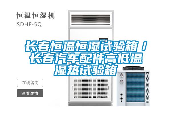 長春恒溫恒濕試驗箱/長春汽車配件高低溫濕熱試驗箱