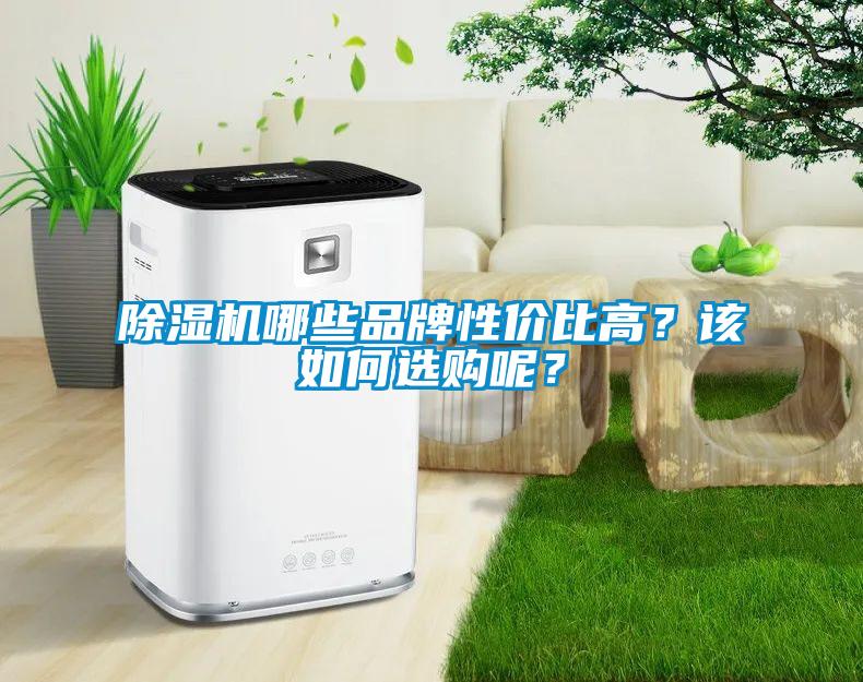 除濕機哪些品牌性價比高？該如何選購呢？