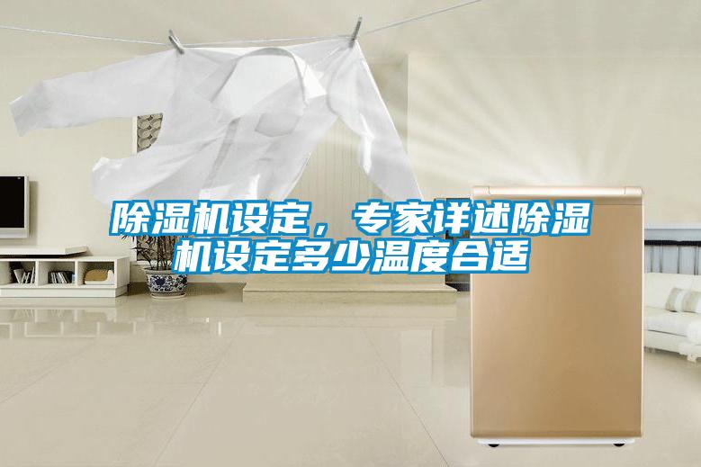 除濕機設定,專家詳述除濕機設定多少溫度合適