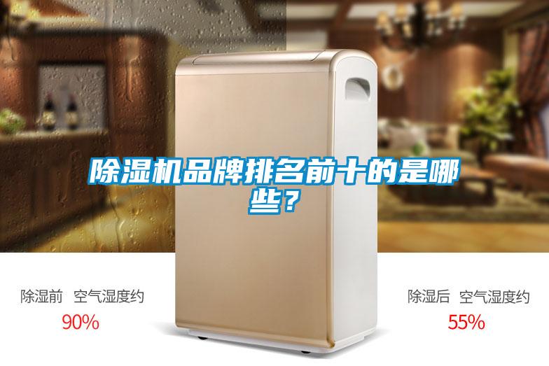 除濕機(jī)品牌排名前十的是哪些?