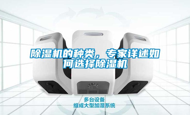 除濕機的種類,專家詳述如何選擇除濕機