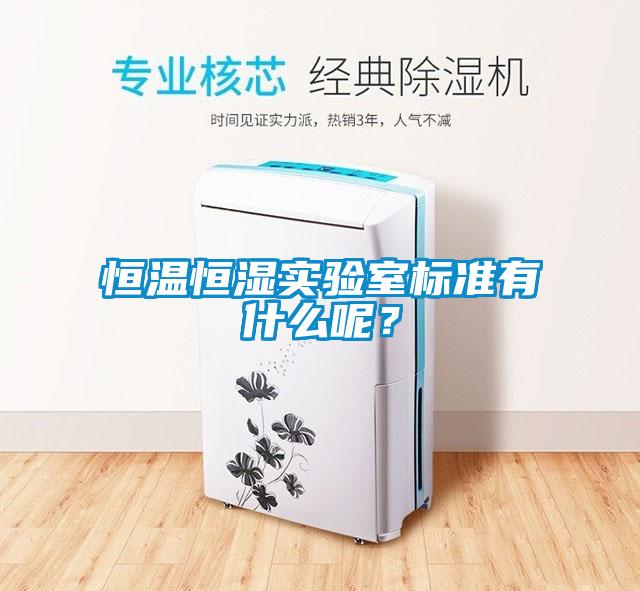 恒溫恒濕實驗室標準有什么呢？