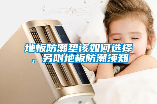 地板防潮墊該如何選擇,另附地板防潮須知