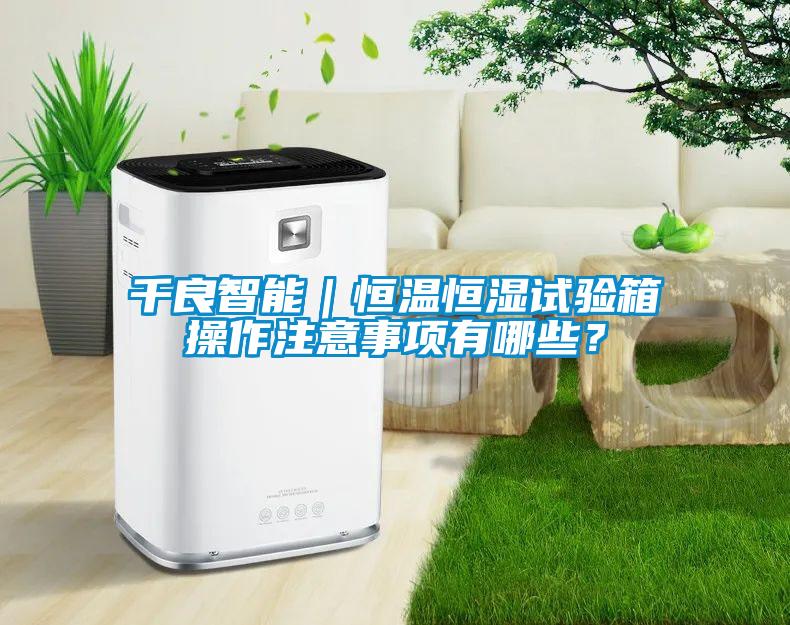 千良智能|恒溫恒濕試驗(yàn)箱操作注意事項(xiàng)有哪些?