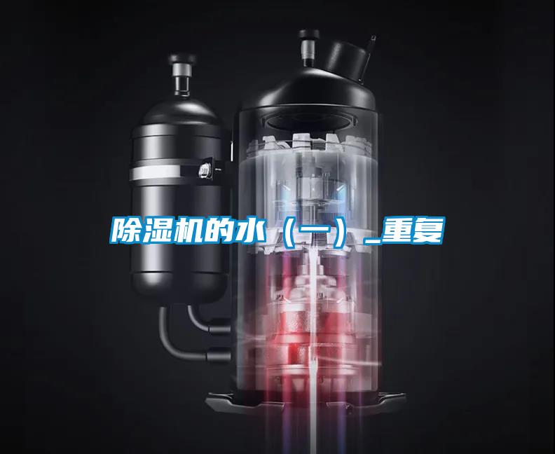 除濕機的水(一)_重復