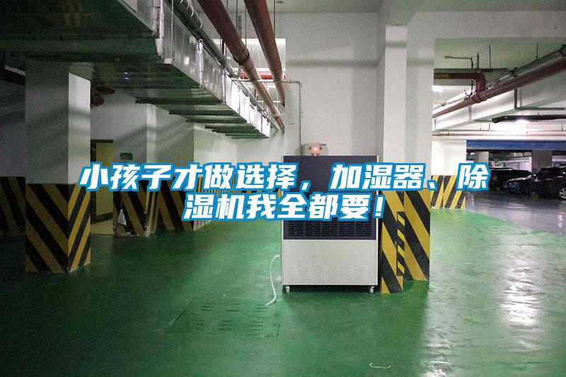 小孩子才做選擇,加濕器、除濕機我全都要!