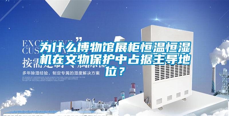 為什么博物館展柜恒溫恒濕機(jī)在文物保護(hù)中占據(jù)主導(dǎo)地位?