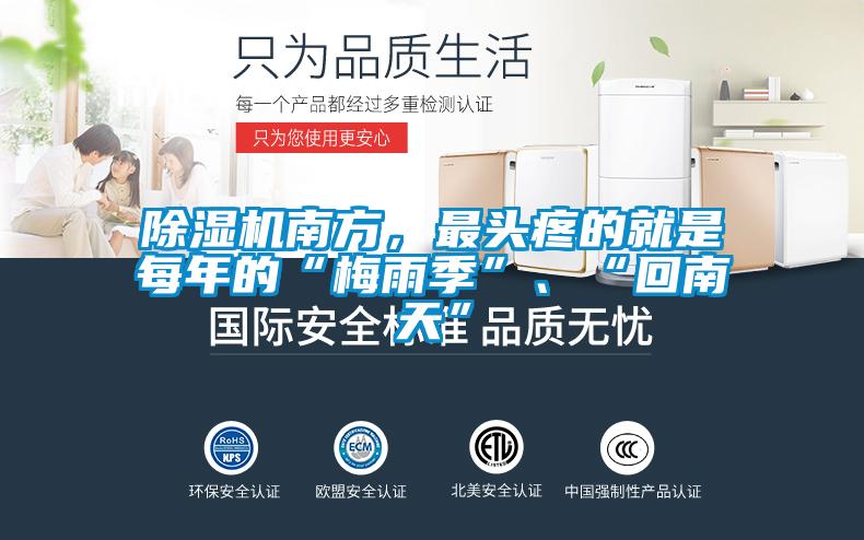 除濕機南方，最頭疼的就是每年的“梅雨季”、“回南天”